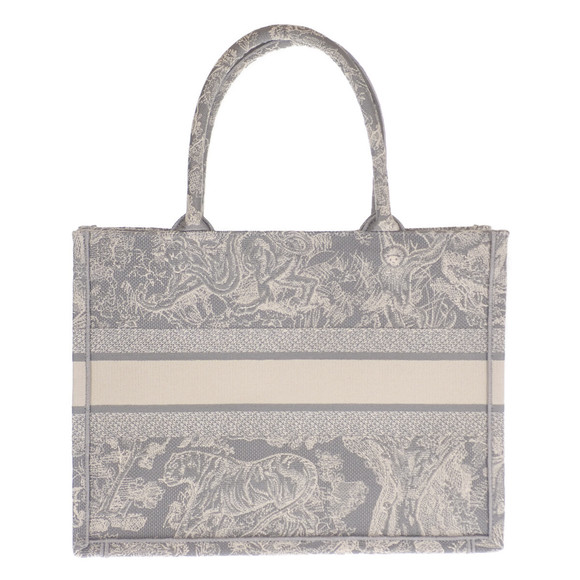 Dior Christian Canvas  Tote Medium Bag Book Gray - Picture 1 of 7
